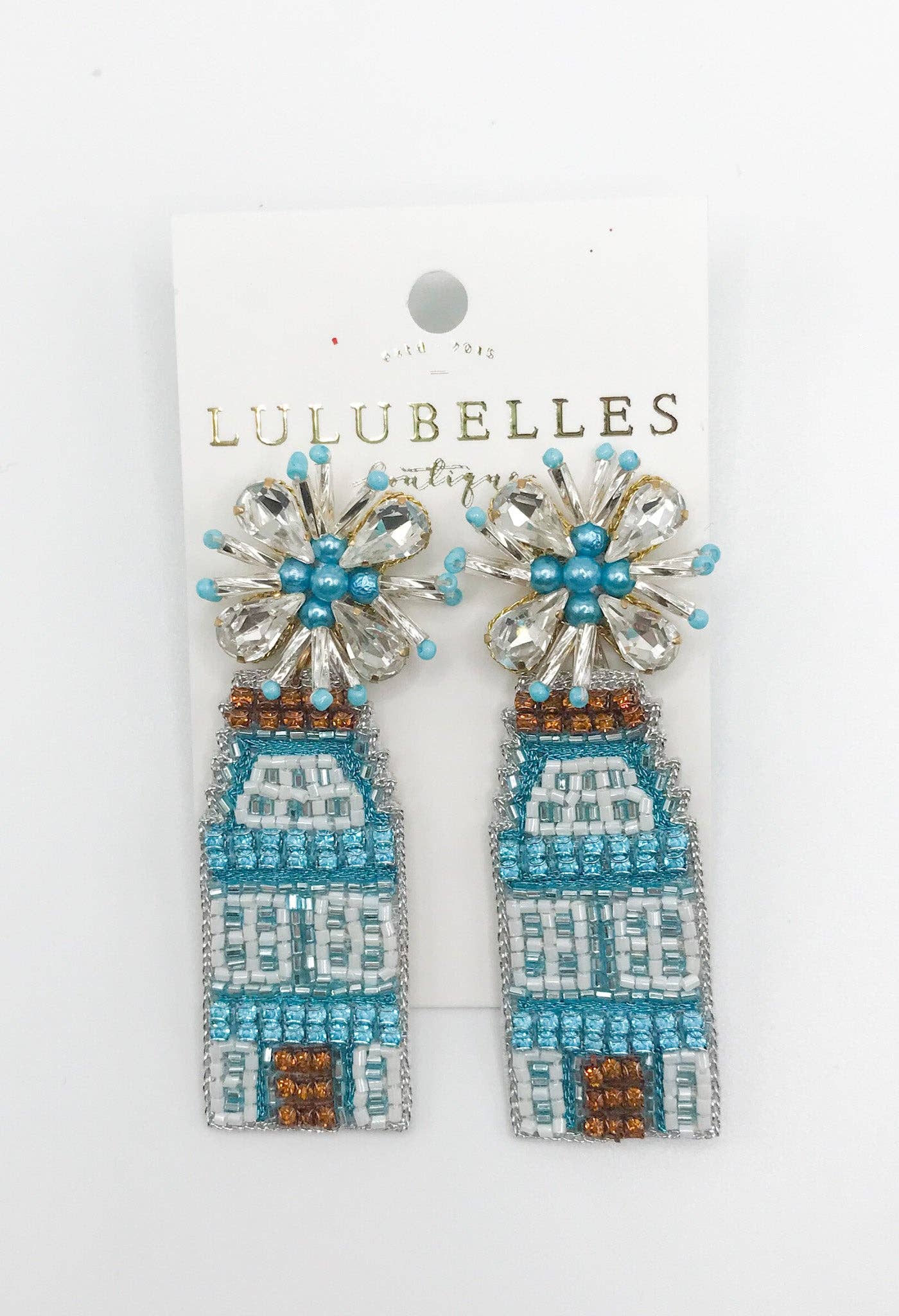 CHARMING HOUSE BEADED EARRING