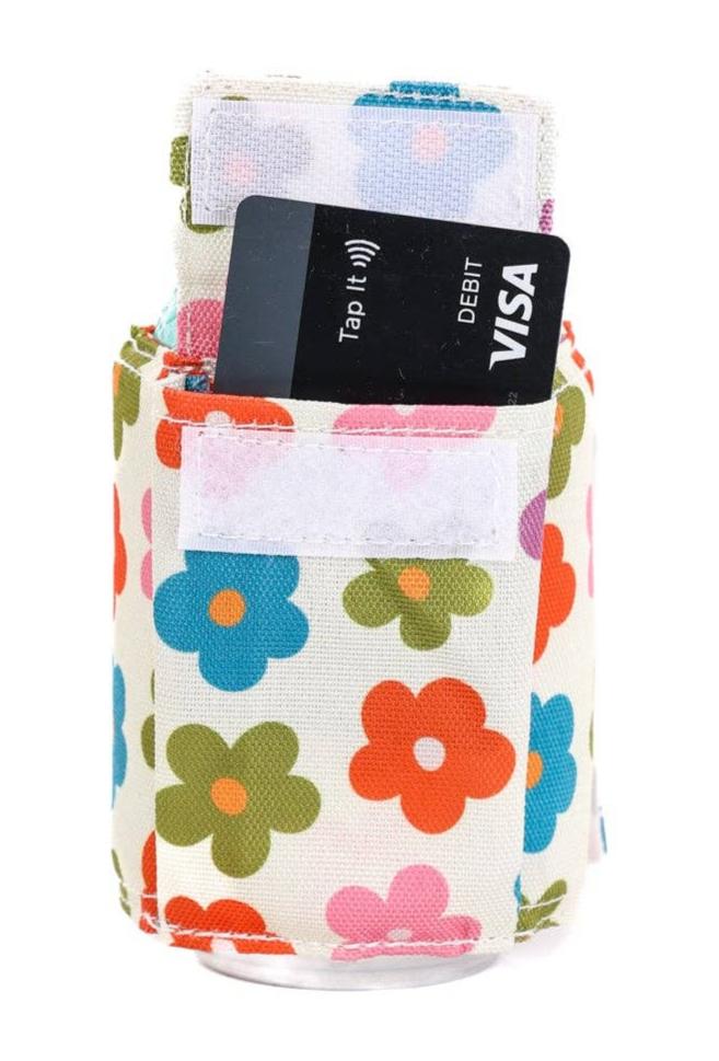 COOLER WRAP WALLET: MULTI POPPY