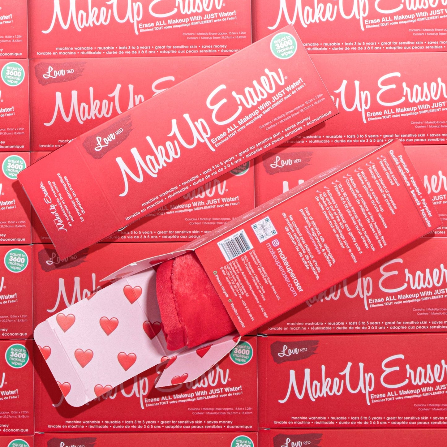 RED MAKEUP ERASER