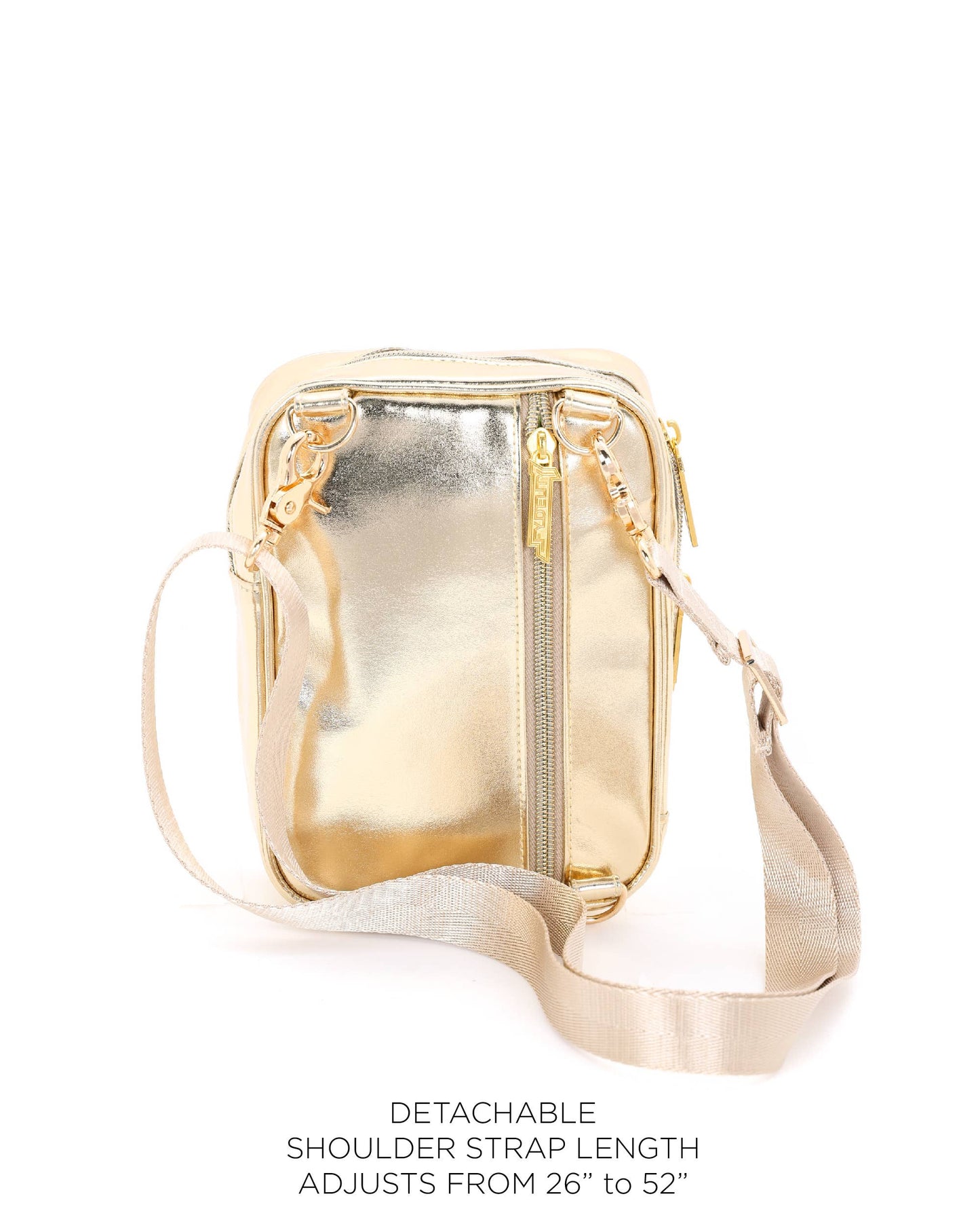 METALLIC GOLD CROSSBODY