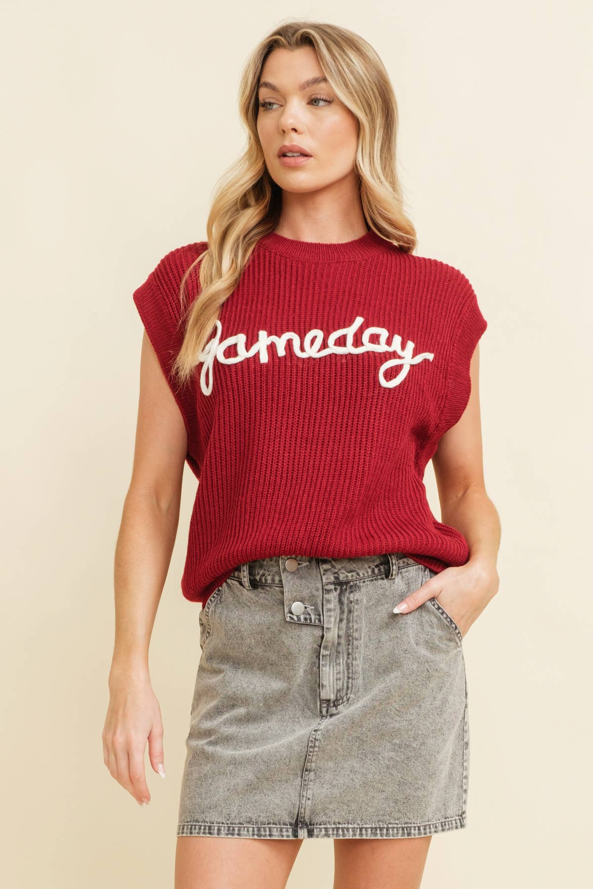 GAMEDAY TOP: BURGUNDY