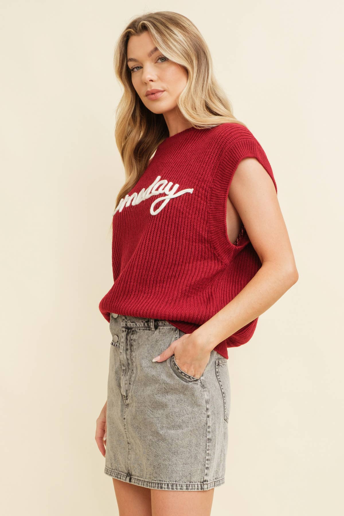 GAMEDAY TOP: BURGUNDY