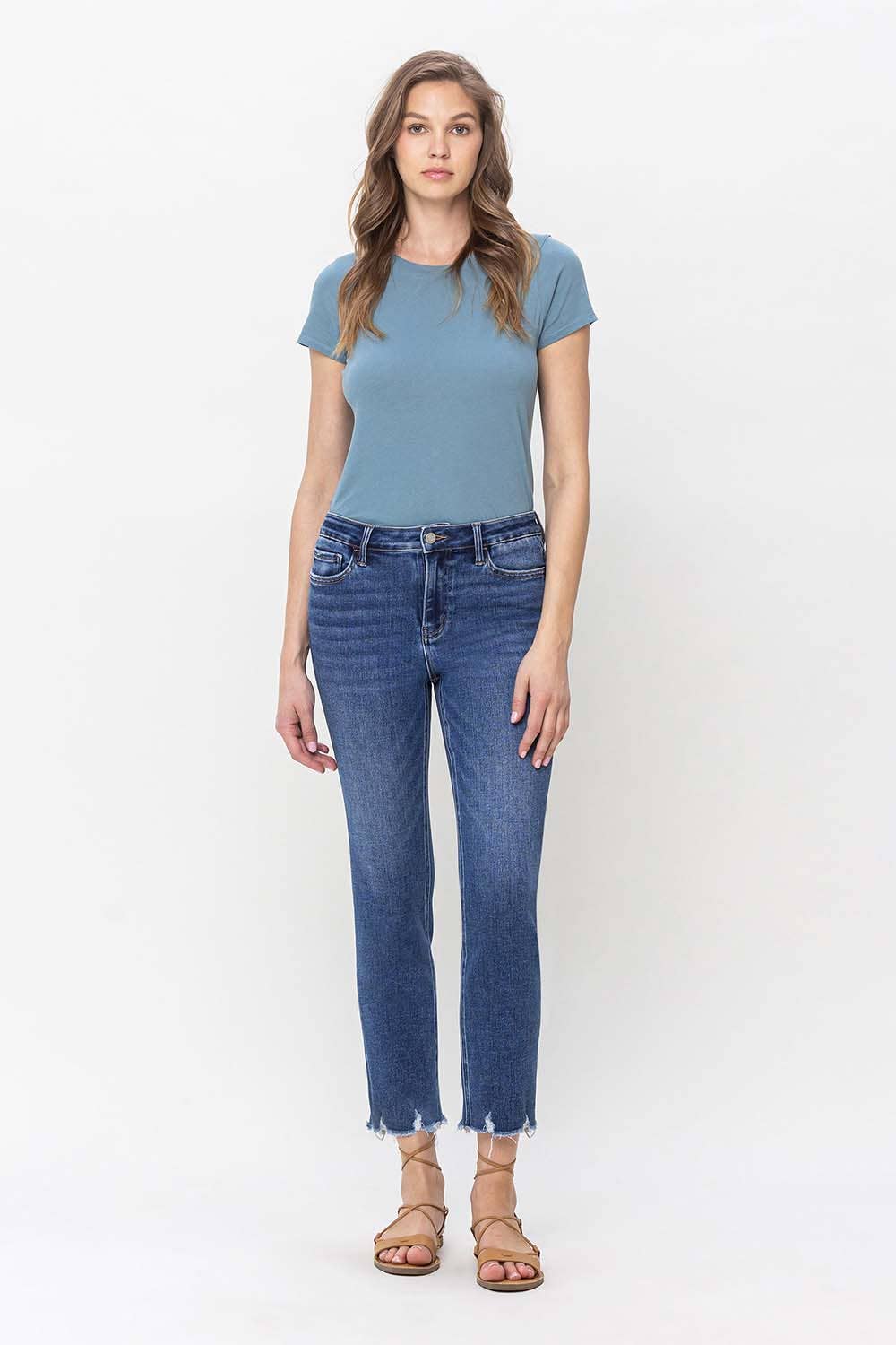 IVY CROP STRAIGHT JEAN