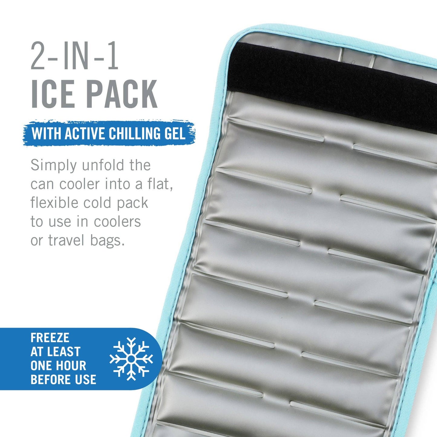 INSTA CHILL- SLIM CAN ICE BLUE