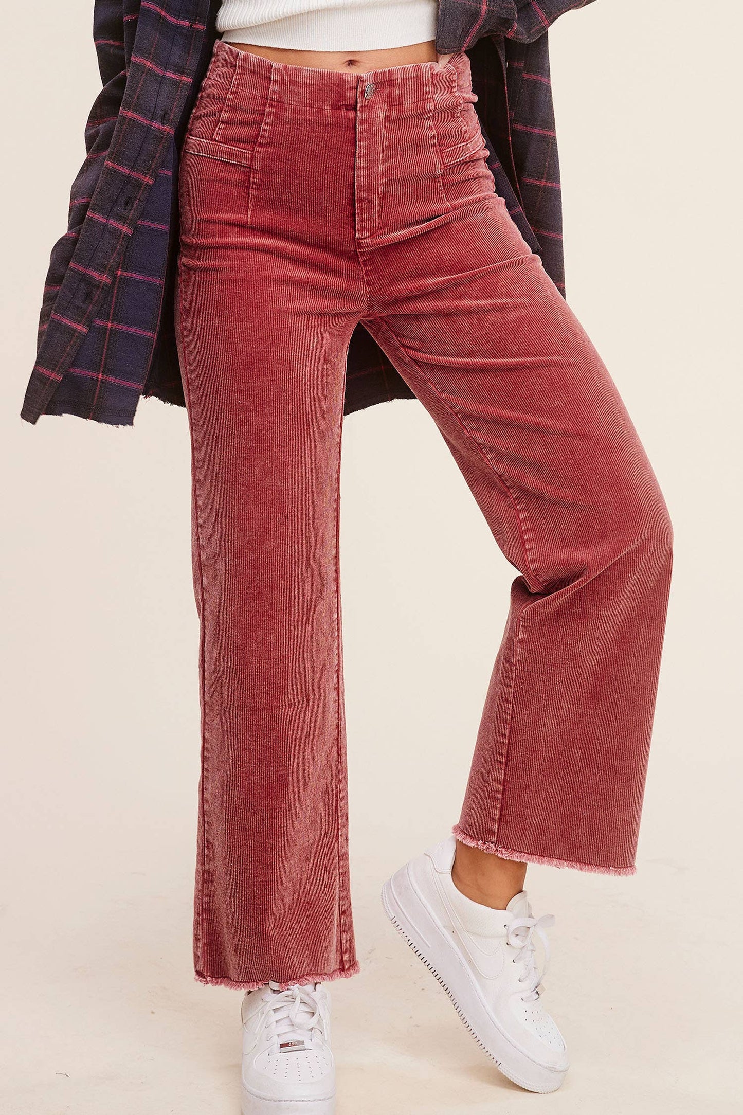 CORDUROY PANT: ROSE TEA