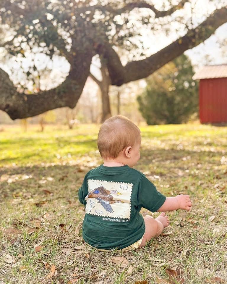 FOREST GREEN DUCK STAMP TEE: YOUTH