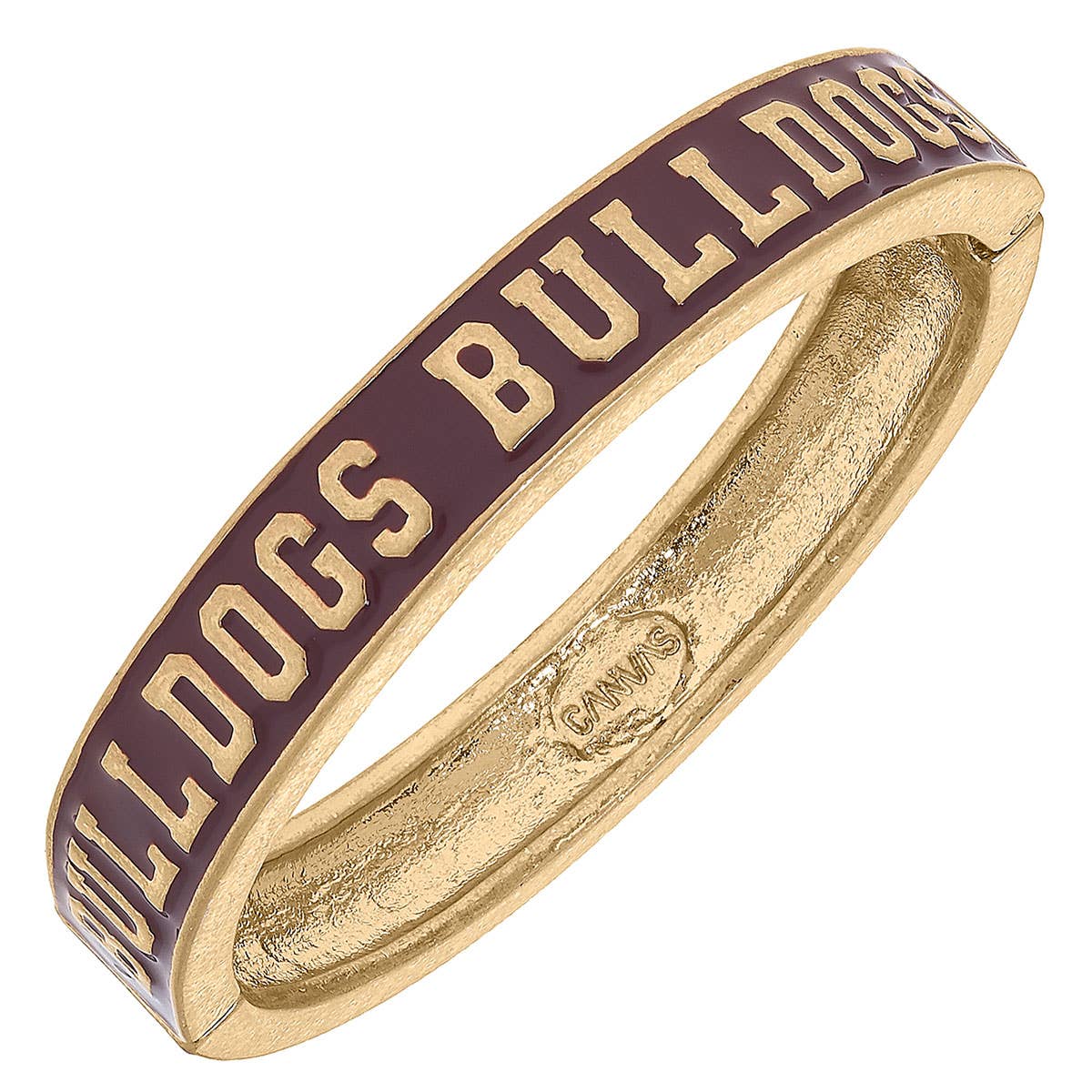 BULLDOG BANGLE:  MAROON