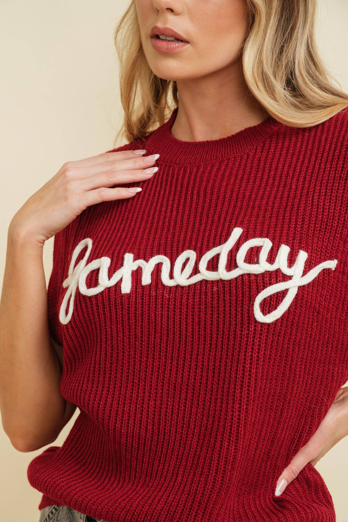 GAMEDAY TOP: BURGUNDY