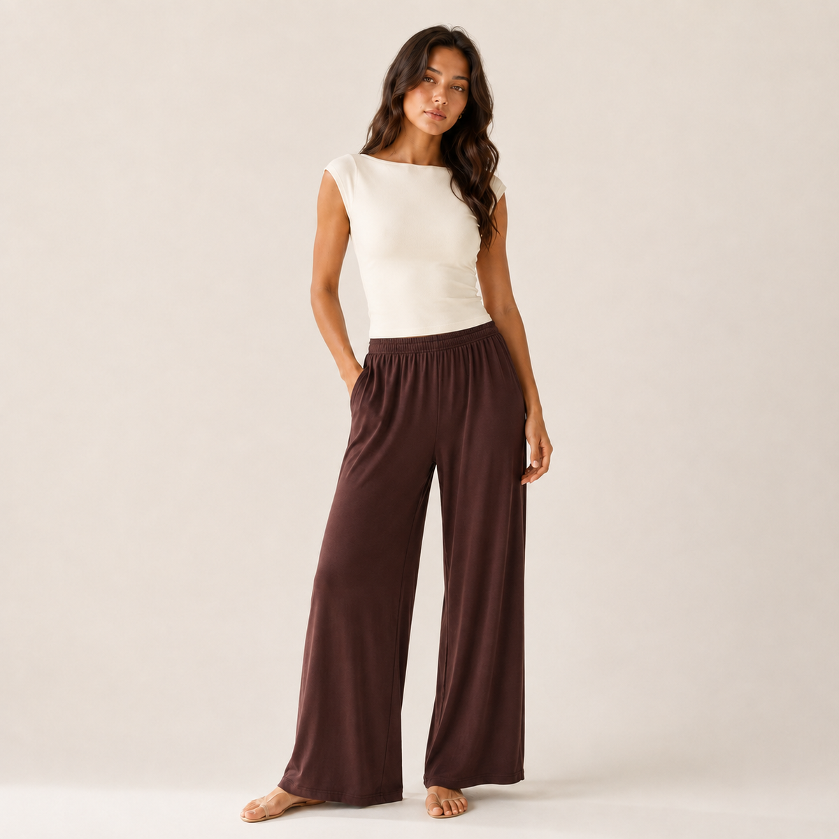 FREE FLOW PANT: WINE