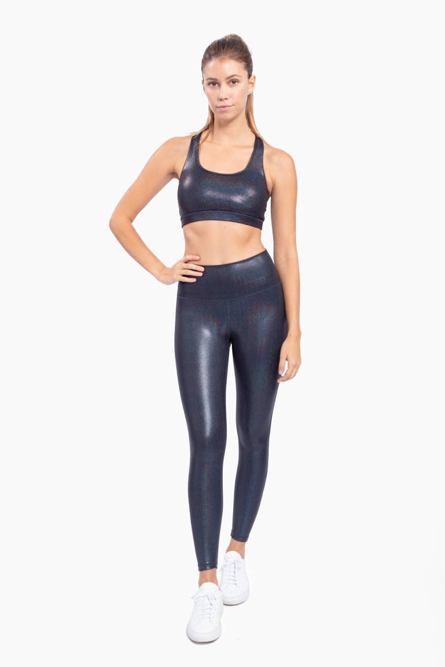 HIGH WAISTED FOIL LEGGINGS