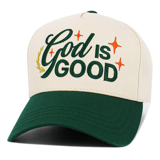GOD IS GOOD HAT: GREEN