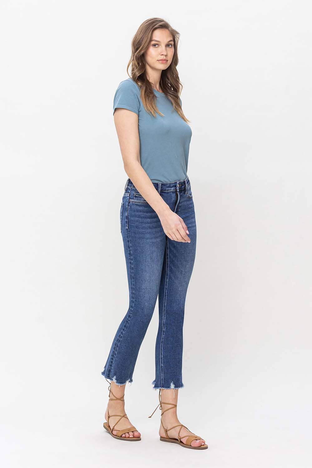 IVY CROP STRAIGHT JEAN