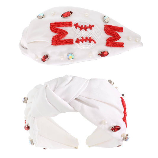 MOM BASEBALL HEADBAND