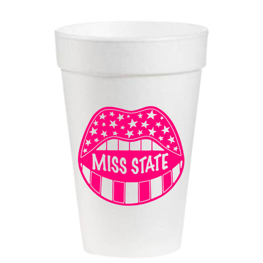 MS STATE GAME DAY 160Z CUP SET