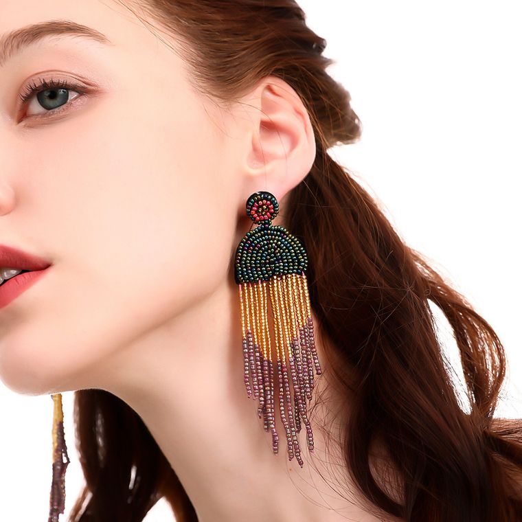 BOHO FRINGE EARRING