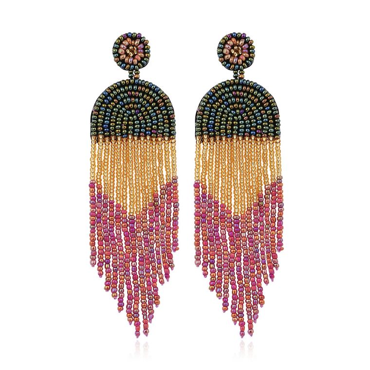 BOHO FRINGE EARRING